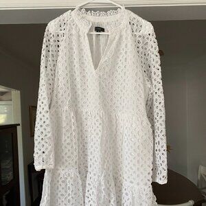 J.Crew White Coverup Size M